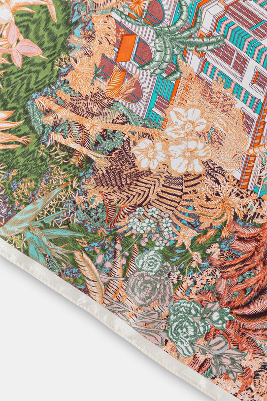 Akcesoria Answear.LAB apaszka jedwabna z kolekcji Unscripted 124.flk pomarańczowy