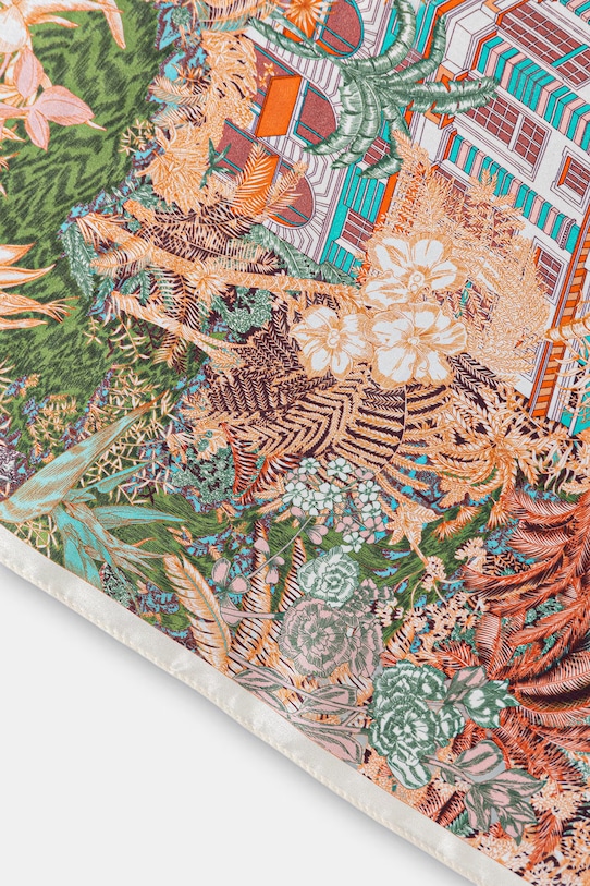 Akcesoria Answear.LAB apaszka jedwabna z kolekcji Unscripted 124.flk pomarańczowy