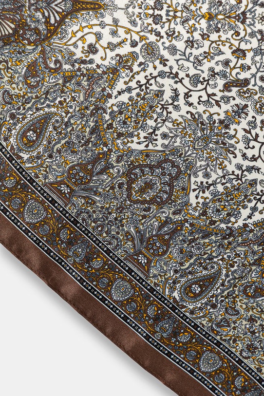 Akcesoria Answear.LAB apaszka jedwabna z kolekcji Unscripted 126.flk brązowy