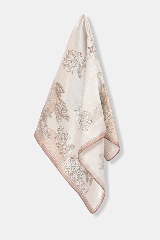 Answear.LAB apaszka jedwabna z kolekcji Unscripted 131.flk różowy WS26