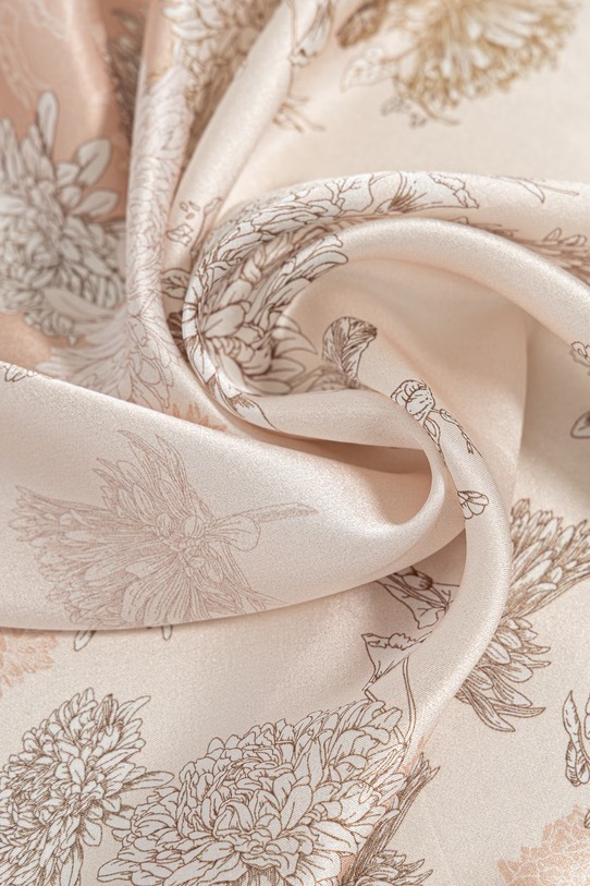 Answear.LAB apaszka jedwabna z kolekcji Unscripted różowy 131.flk