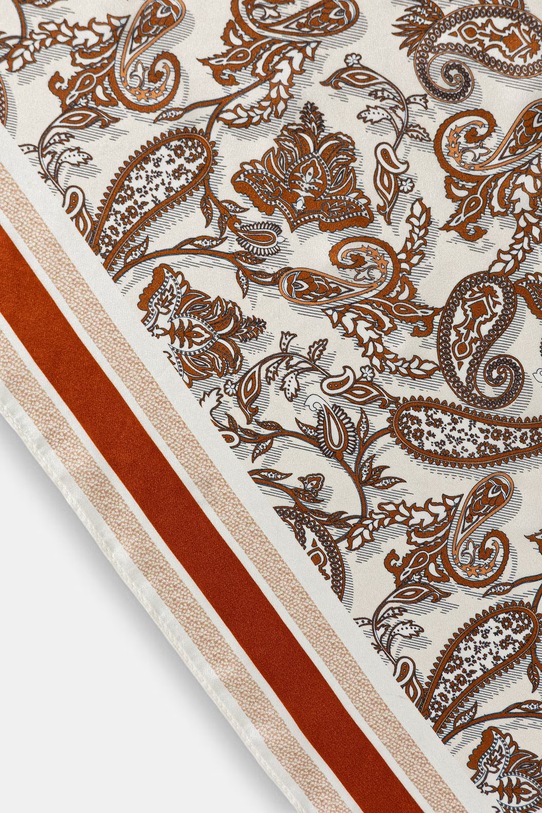 Akcesoria Answear.LAB apaszka jedwabna z kolekcji Unscripted 132.flk pomarańczowy