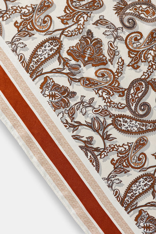 Akcesoria Answear.LAB apaszka jedwabna z kolekcji Unscripted 132.flk pomarańczowy