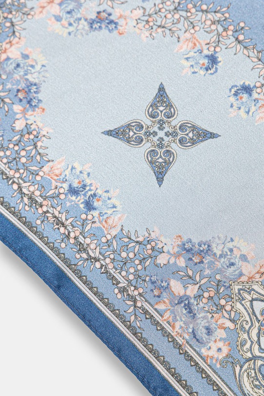 Akcesoria Answear.LAB chusta jedwabna z kolekcji Unscripted 133.flk niebieski