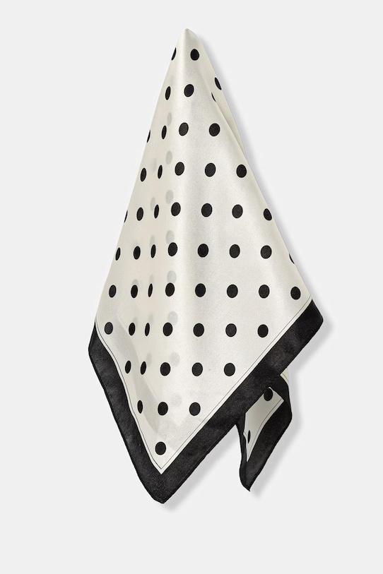 Answear.LAB chusta jedwabna z kolekcji Unscripted 135.flk biały WS26