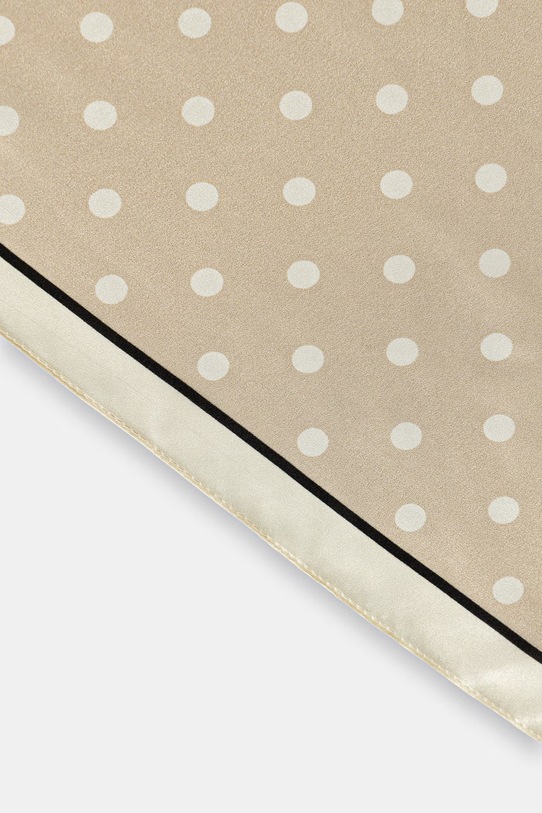 Akcesoria Answear.LAB chusta jedwabna z kolekcji Unscripted 136.flk beżowy