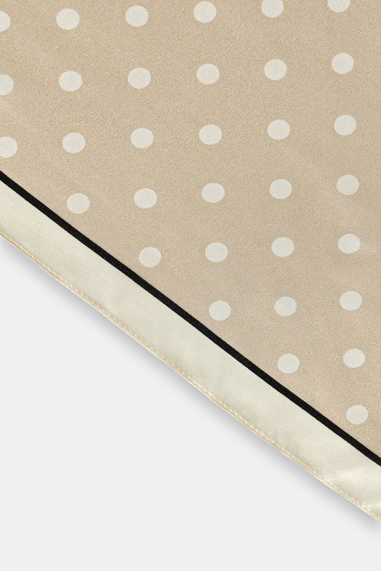 Akcesoria Answear.LAB chusta jedwabna z kolekcji Unscripted 136.flk beżowy