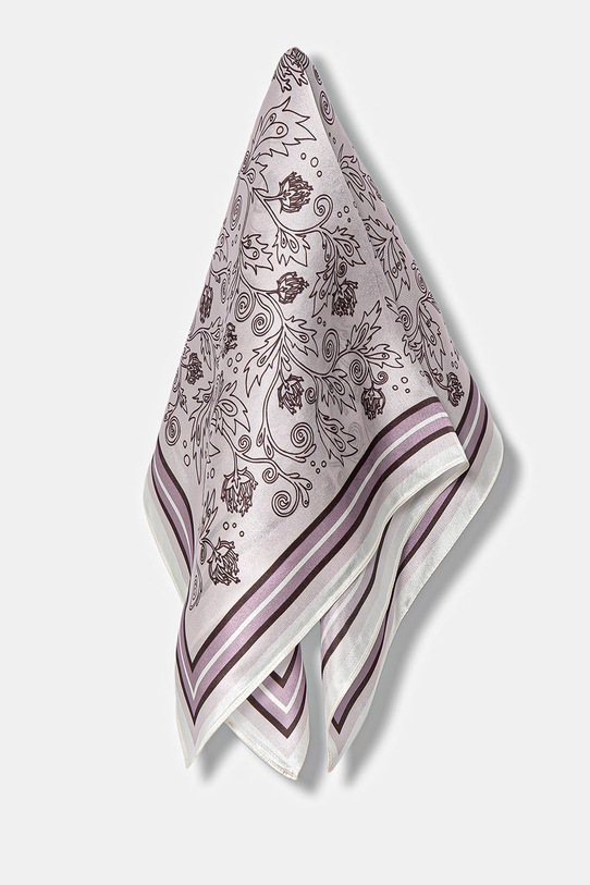 Akcesoria Answear.LAB apaszka jedwabna lab.ost.cjk fioletowy