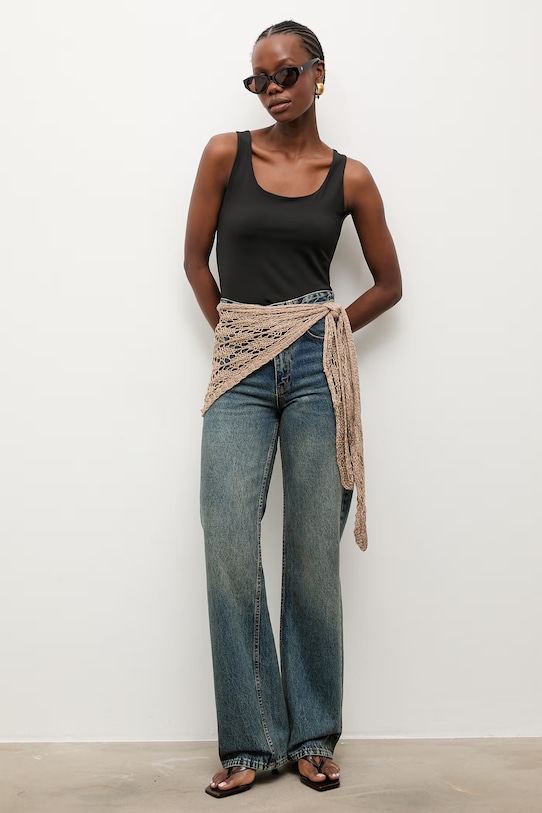 Answear.LAB pareo pentru femei 2506069 bej WS26