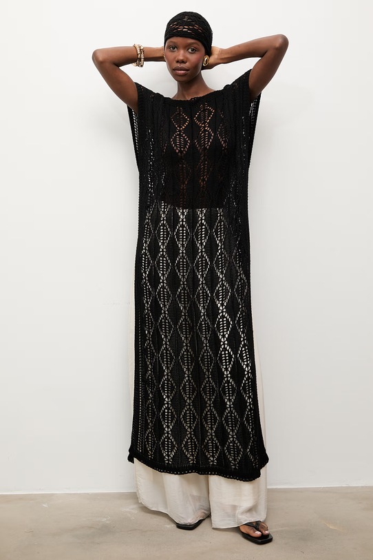 Answear.LAB pareo pentru femei 2506069 negru WS26