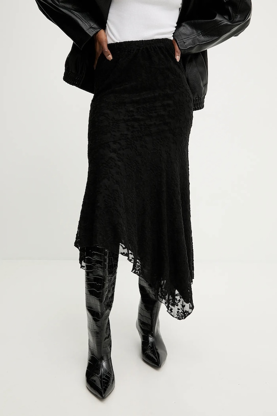 Answear.LAB spódnica YS333.hak czarny WS26