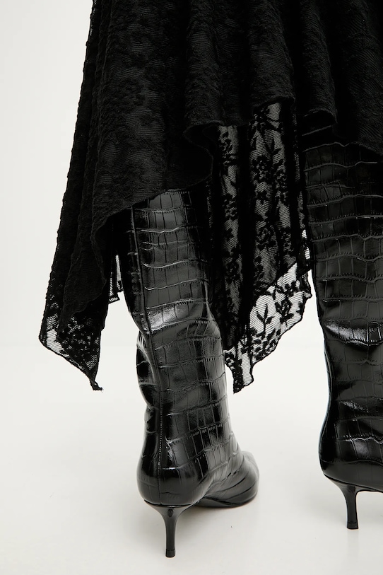 Answear.LAB spódnica YS333.hak czarny