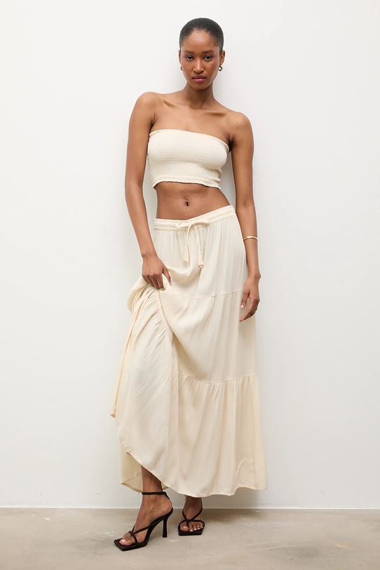 Answear.LAB spódnica beżowy Reina.hak