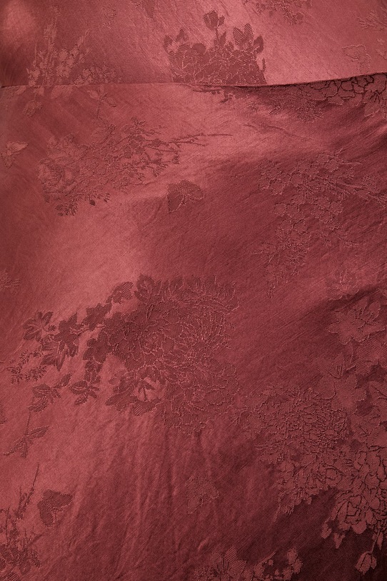 Answear.LAB spódnica z dodatkiem lnu pomarańczowy G1151039.hak