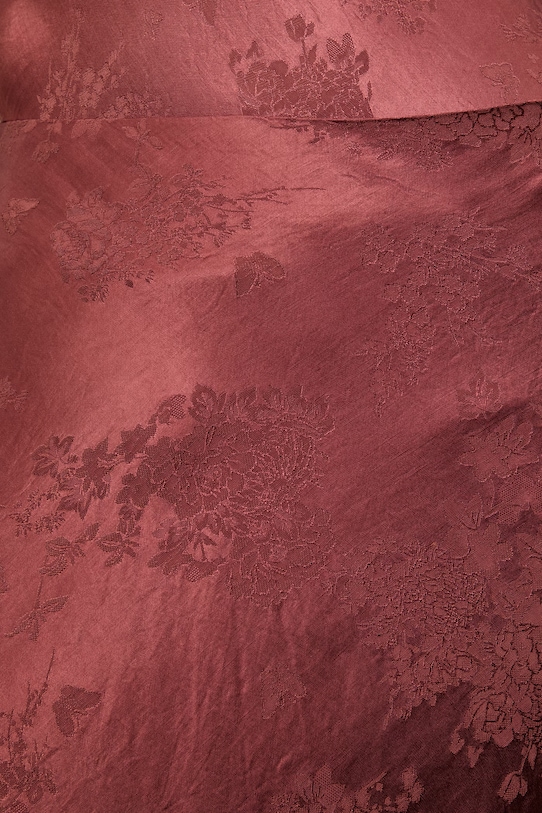 Answear.LAB spódnica z dodatkiem lnu pomarańczowy G1151039.hak