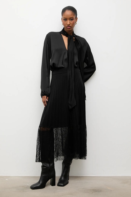 Answear.LAB spódnica GN145.iok czarny WS26