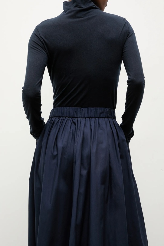 Answear.LAB spódnica bawełniana m.08401.hak granatowy