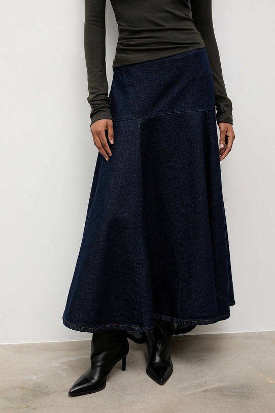 Answear.LAB spódnica jeansowa granatowy 2096.tok