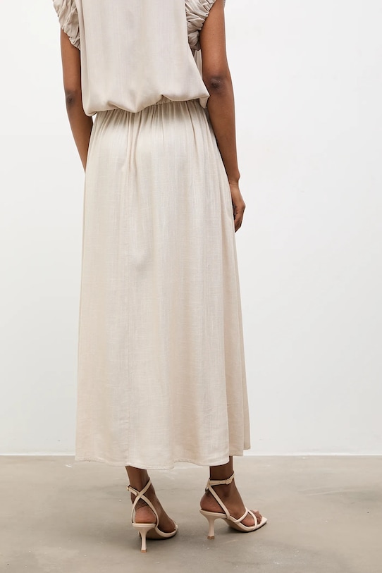 Ρούχα Λινή φούστα Answear.LAB WS26-SDD015 μπεζ
