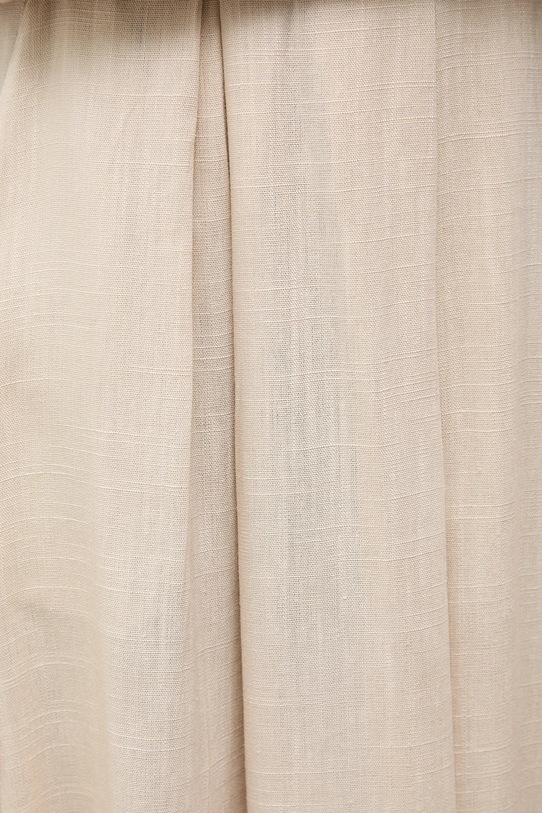 Λινή φούστα Answear.LAB μπεζ WS26-SDD015