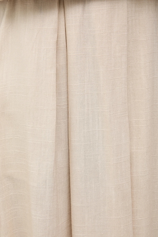 Λινή φούστα Answear.LAB μπεζ WS26-SDD015