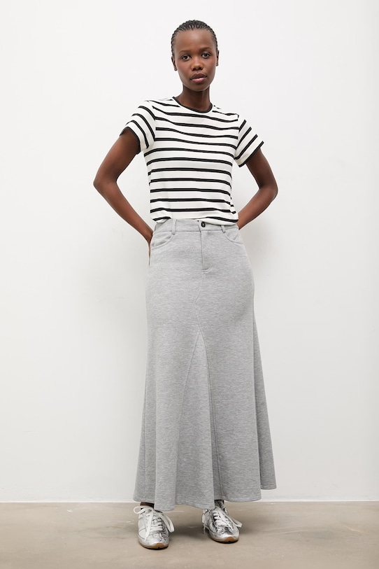 Answear.LAB spódnica casual szary 661750.hak