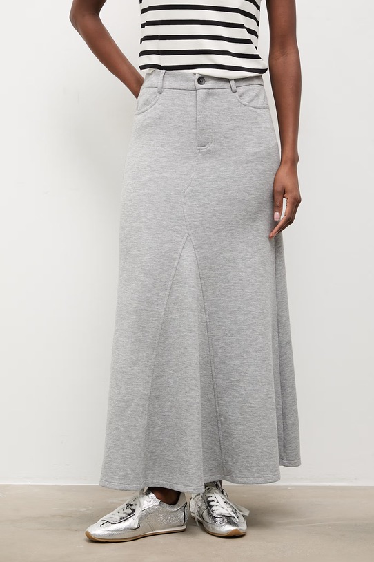 Answear.LAB spódnica 661750.hak szary WS26