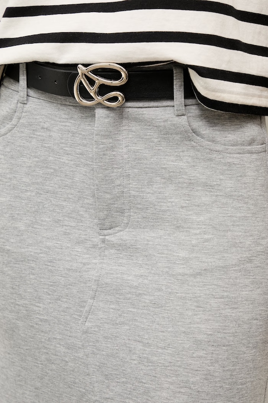 Sukně Answear.LAB šedá WS26-SDD016