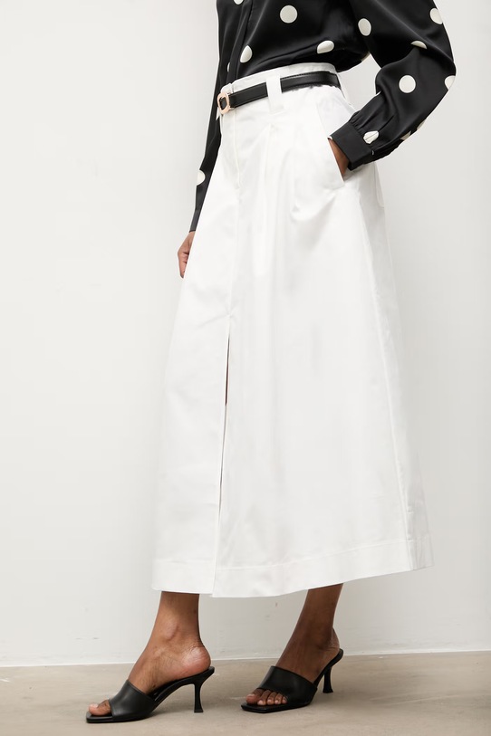 Answear.LAB spódnica casual biały 661792.hak