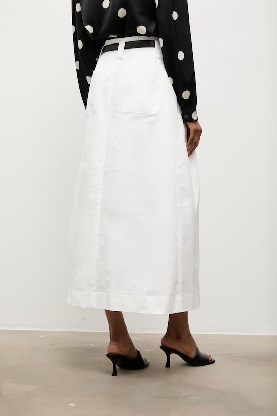 Odzież Answear.LAB spódnica 661792.hak biały