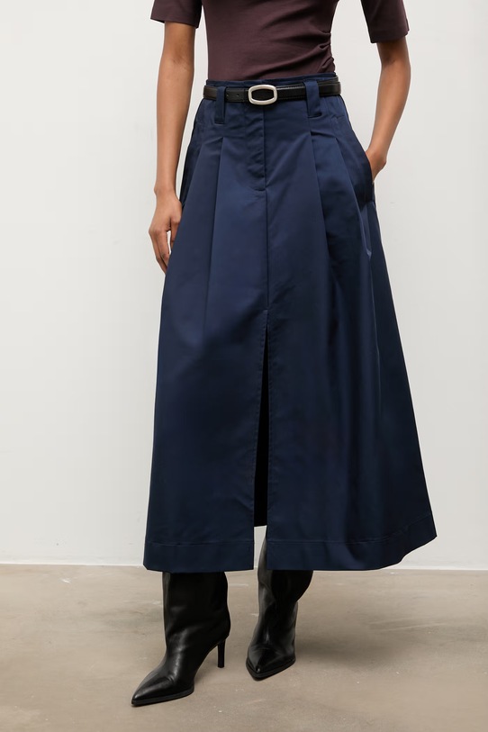 Answear.LAB spódnica casual granatowy 661792.hak