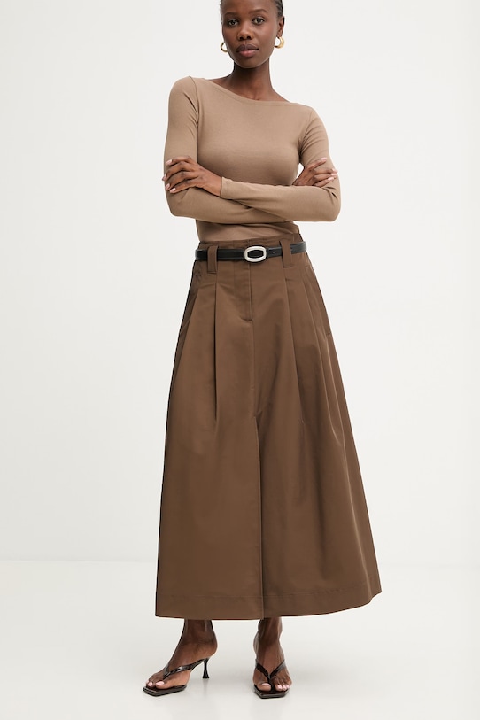 Answear.LAB spódnica casual brązowy 661792.hak