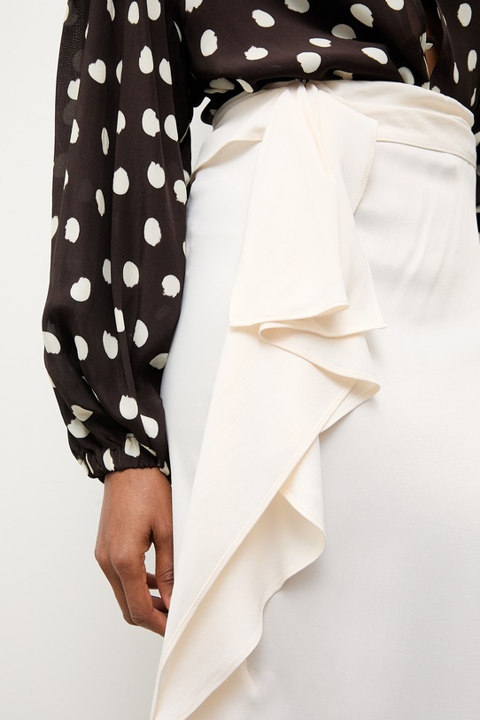 Answear.LAB spódnica asymetryczna WS26-SDD019 beżowy