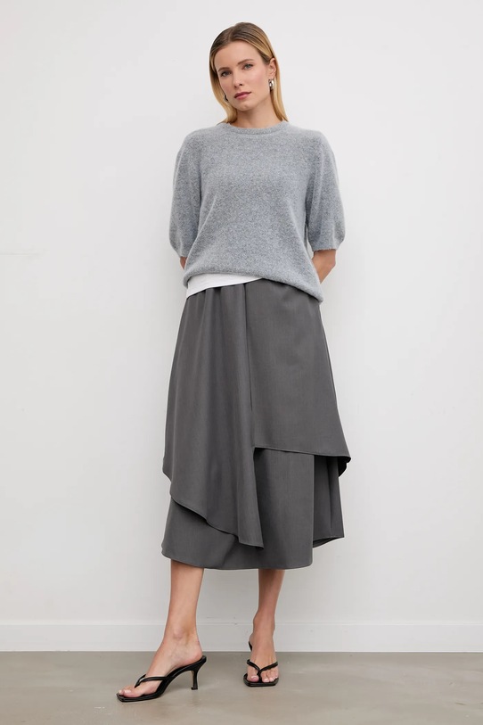 Answear.LAB spódnica 55848.isr szary WS26