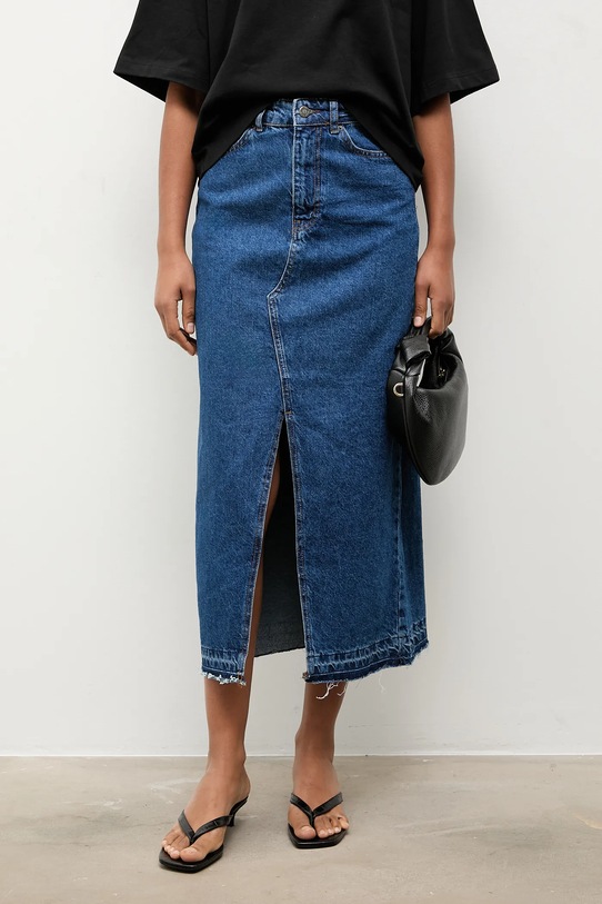 Answear.LAB spódnica jeansowa casual niebieski 2668.tok