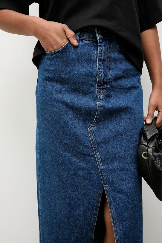 Answear.LAB spódnica jeansowa niebieski 2668.tok