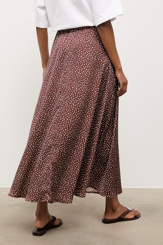 Odzież Answear.LAB spódnica WS26-SDD025 brązowy