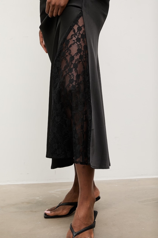 Answear.LAB spódnica czarny ck08530.fak