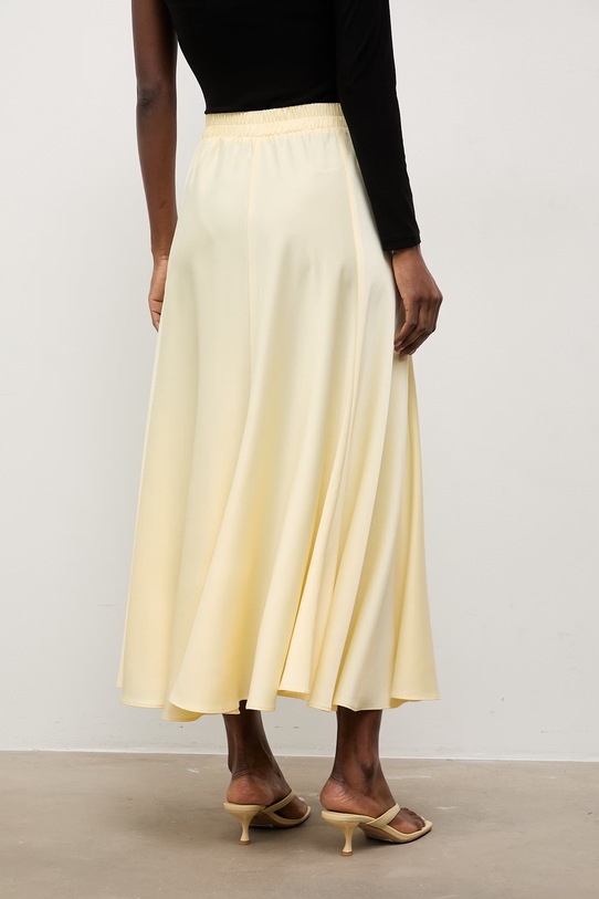 Odzież Answear.LAB spódnica ck08152-3.fak żółty
