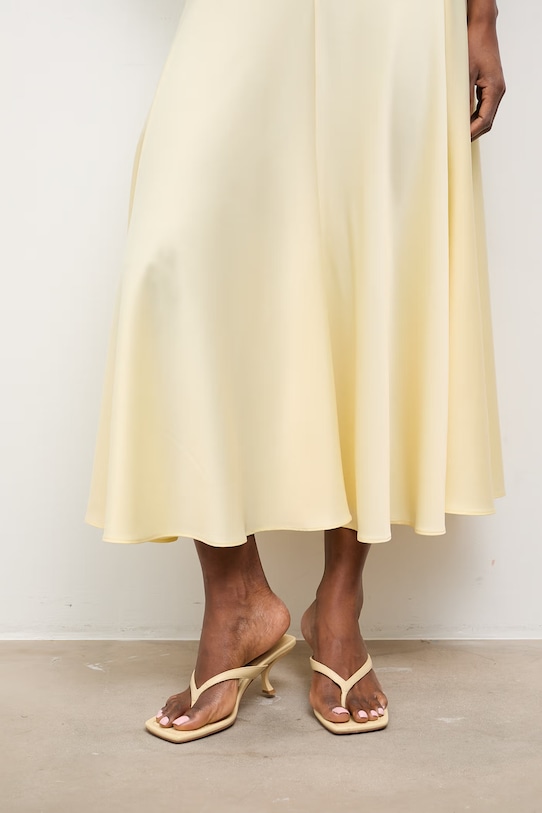 Answear.LAB spódnica żółty ck08152-3.fak