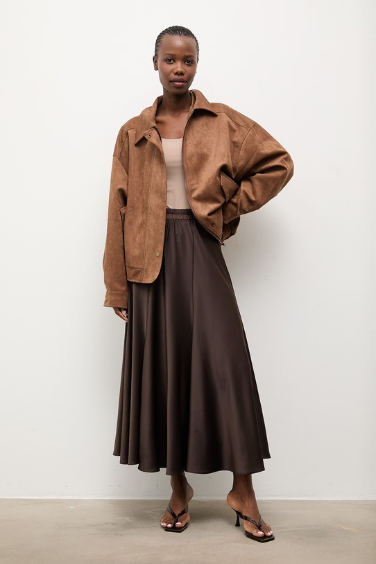 Answear.LAB spódnica ck08152-3.fak brązowy WS26