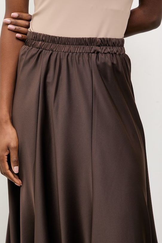Answear.LAB spódnica brązowy ck08152-3.fak