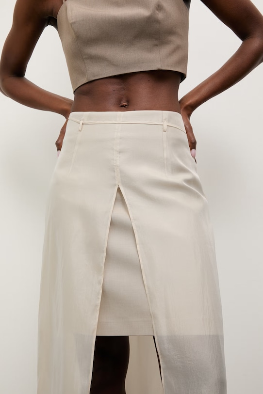 Answear.LAB krilo z viskozo bež ET0624