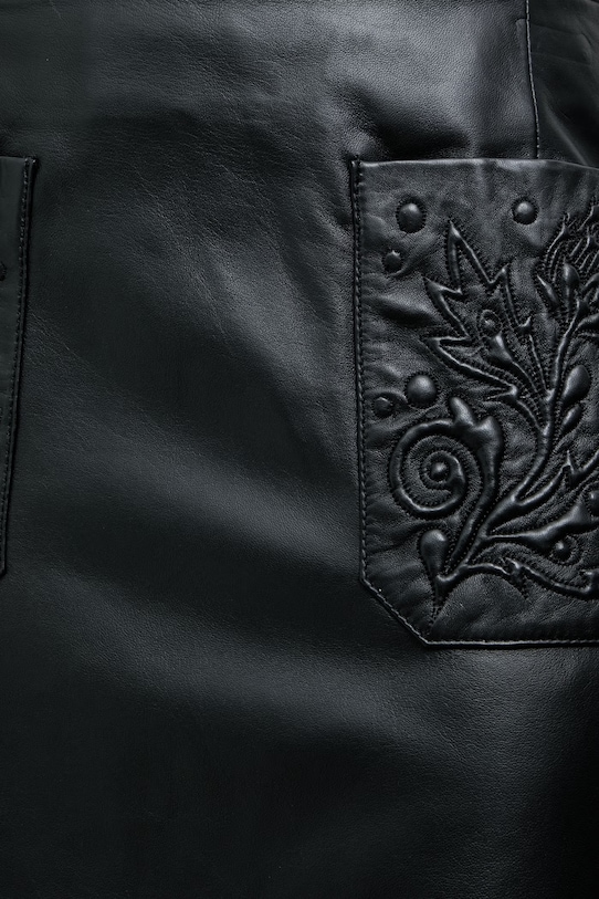 Answear.LAB Gonna in pelle ANNIE nero ANNIE