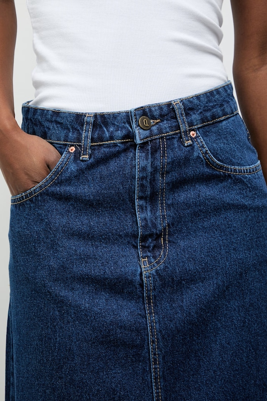 Answear.LAB spódnica jeansowa granatowy 3039.tok