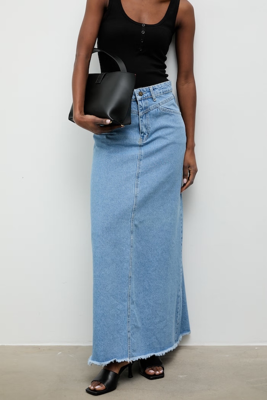 Answear.LAB φούστα ντένιμ μπλε 3075.tok