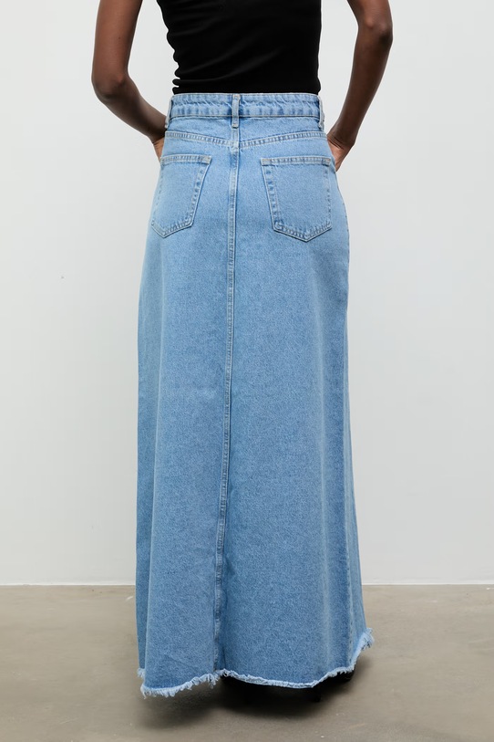 Ρούχα Answear.LAB φούστα ντένιμ 3075.tok μπλε