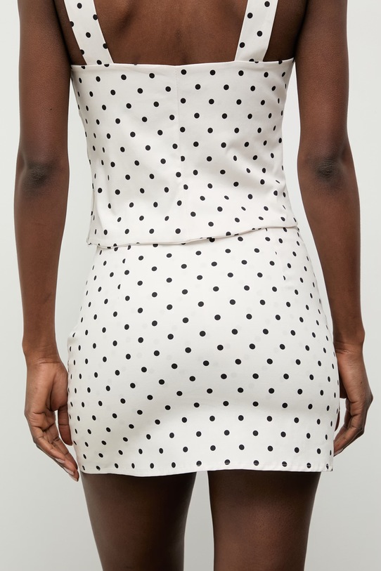 Odzież Answear.LAB spódnica bawełniana z elastanem 95120.iak beżowy