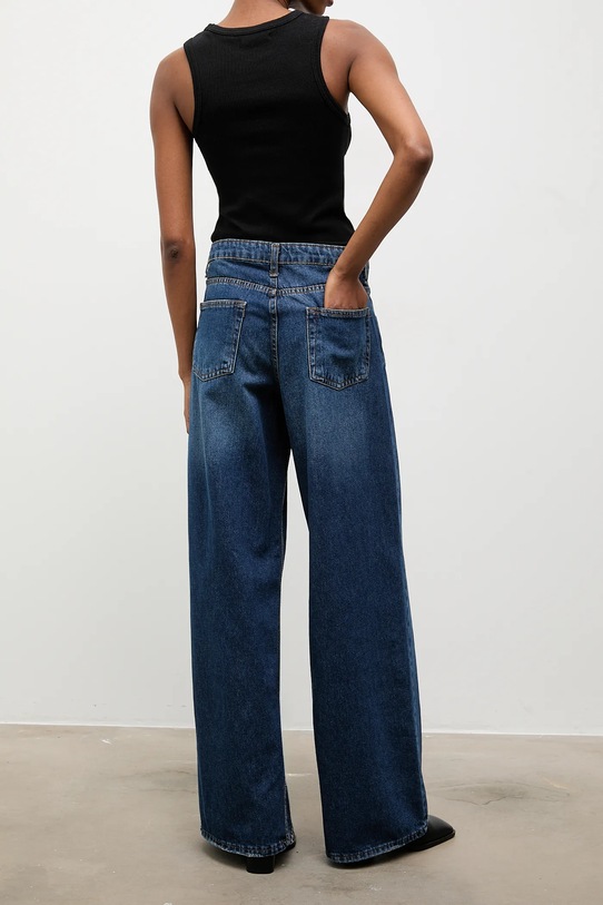 Odzież Answear.LAB jeansy 11662.tok granatowy