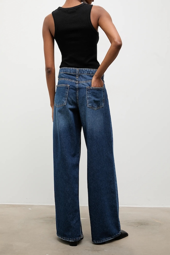 Odzież Answear.LAB jeansy 11662.tok granatowy